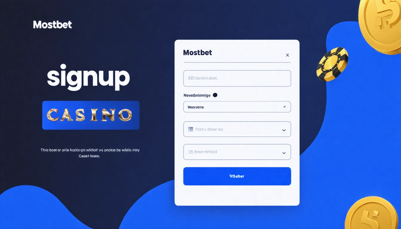 signup Mostbet
